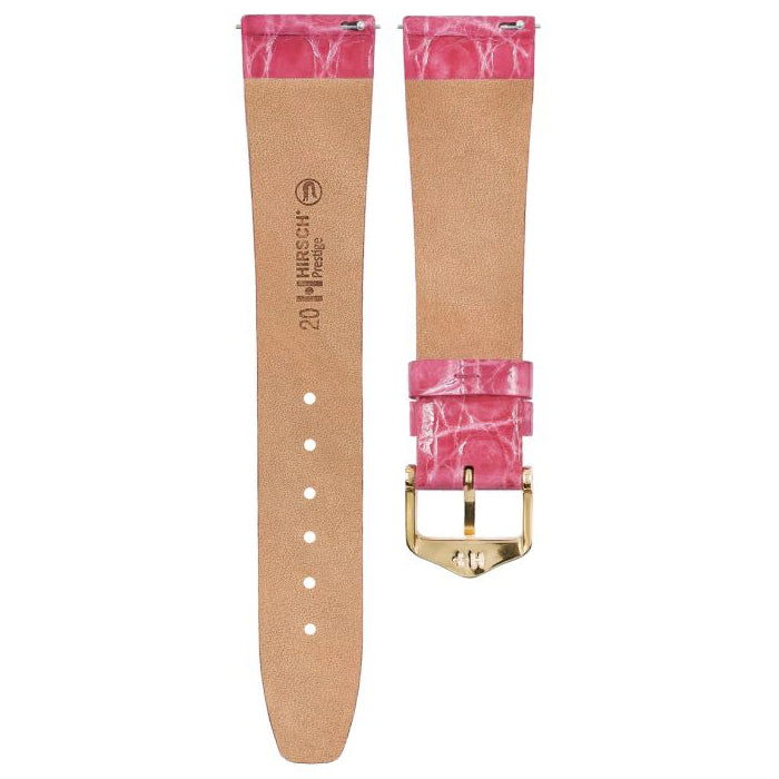 Hirsch Prestige Croco pinkki