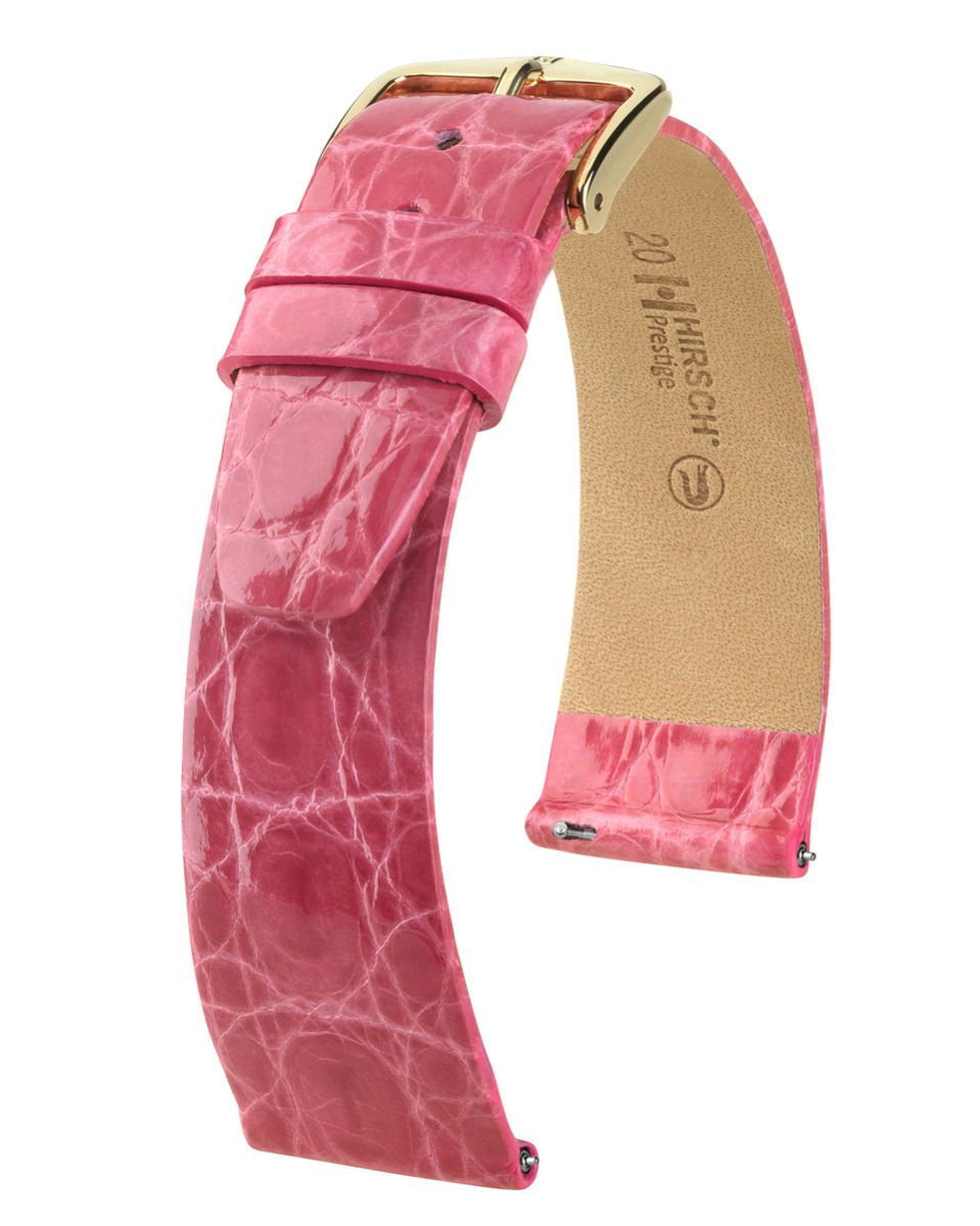 Hirsch Prestige Croco pinkki