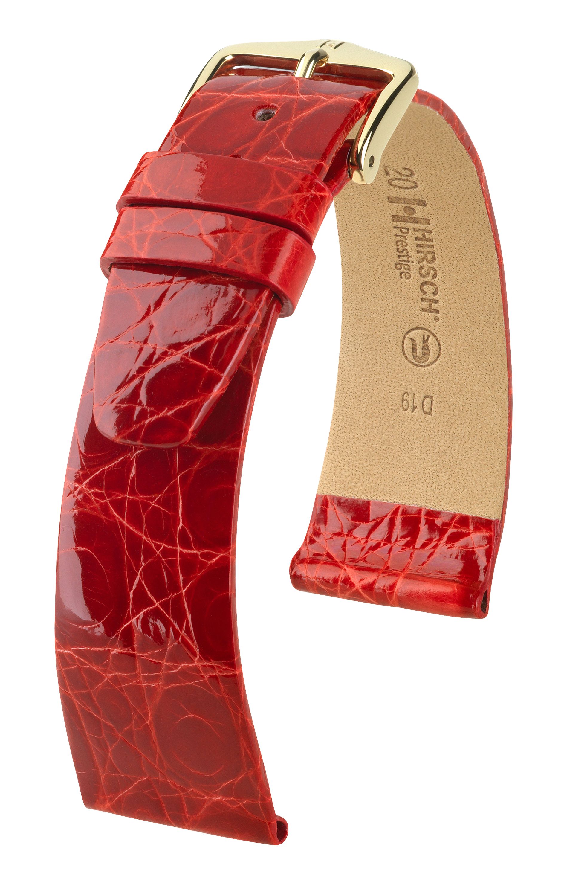 Hirsch Prestige Croco punainen