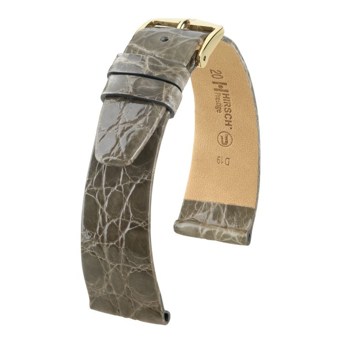 Hirsch Prestige Croco harmaa