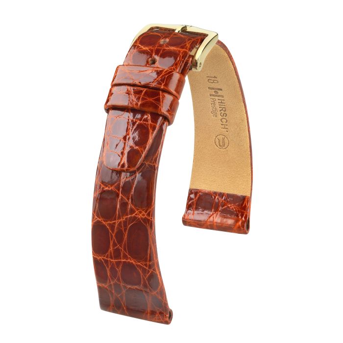 Hirsch Prestige Croco kullanruskea