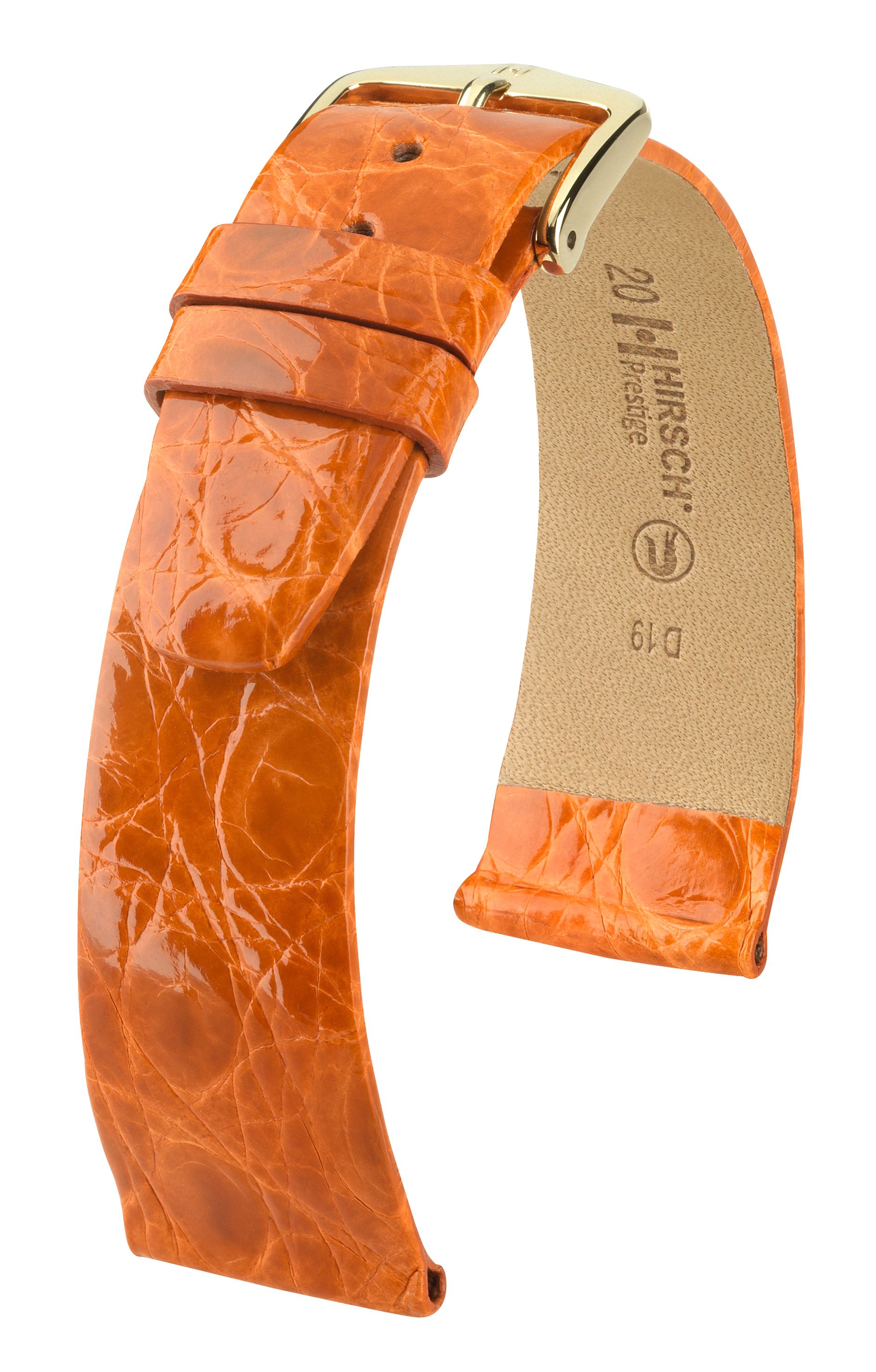 Hirsch Prestige Croco oranssi