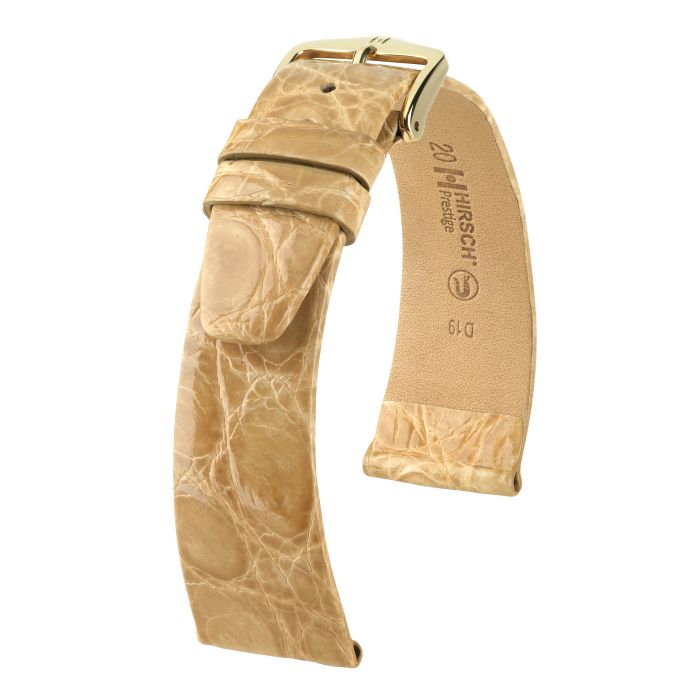 Hirsch Prestige Croco beige