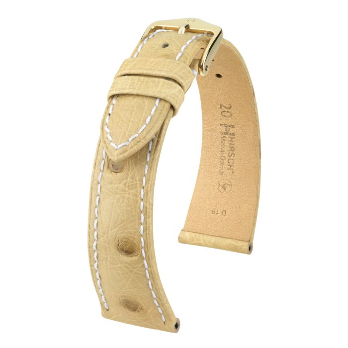 Hirsch Massai Ostrich beige