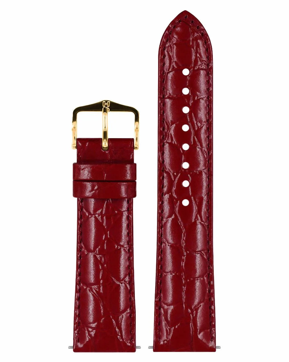 Hirsch Crocograin burgundy