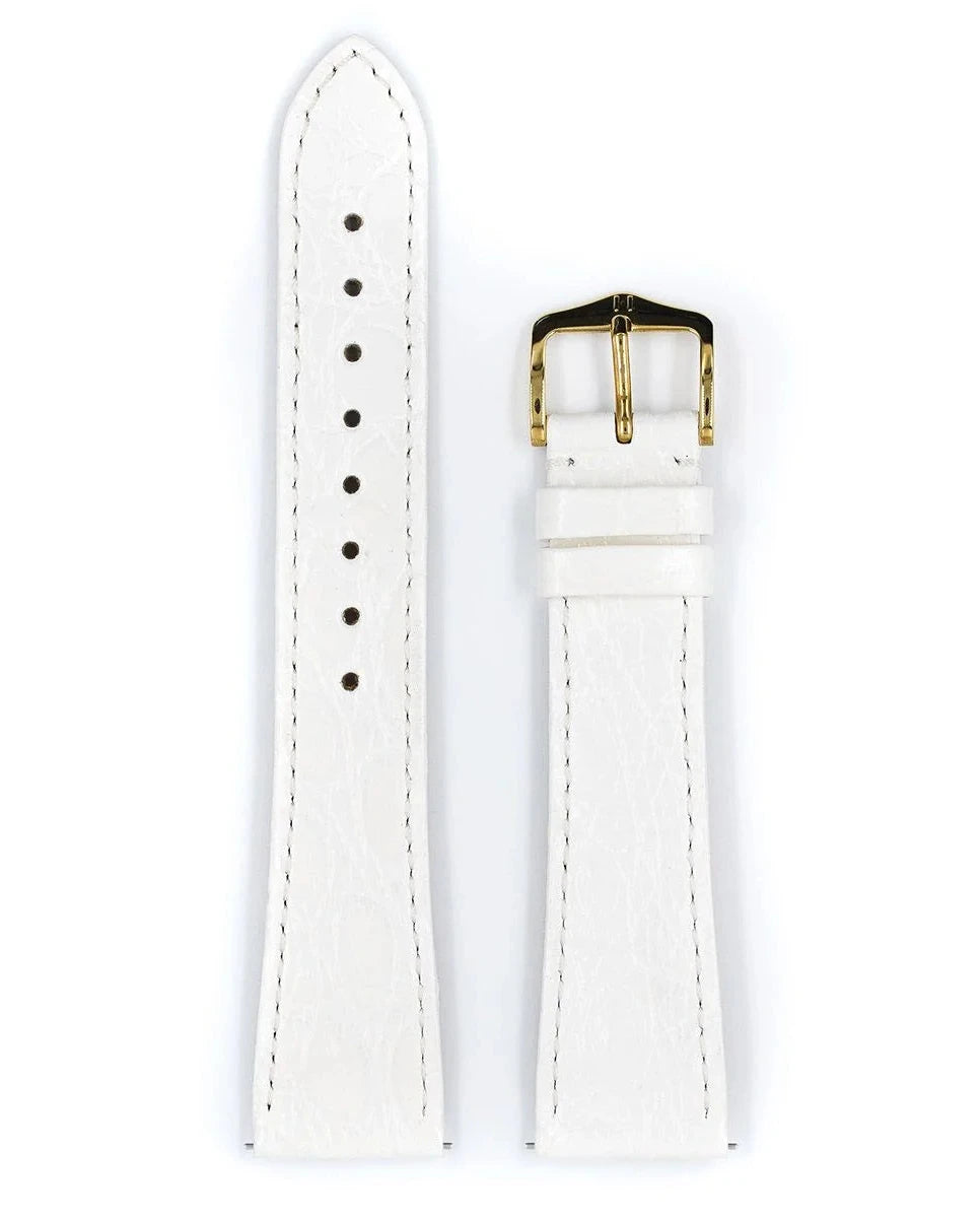 Hirsch Genuine Croco valkoinen