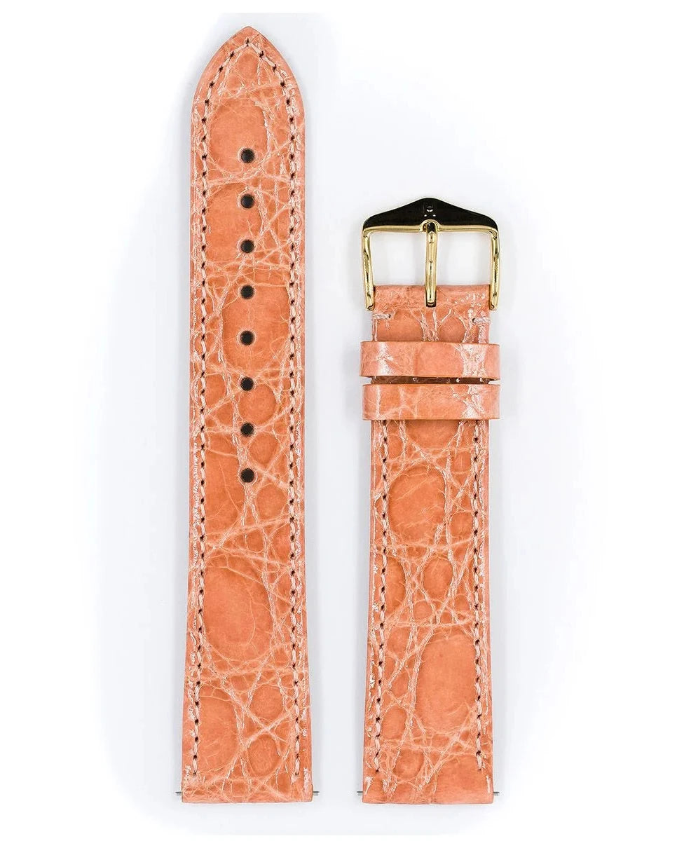 Hirsch Genuine Croco vaalea roosa