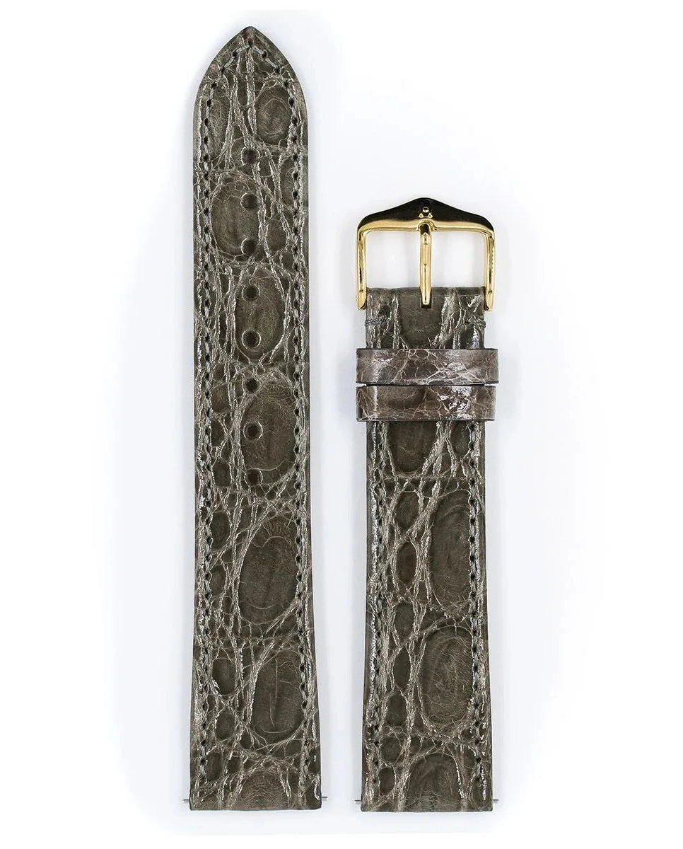 Hirsch Genuine Croco harmaa