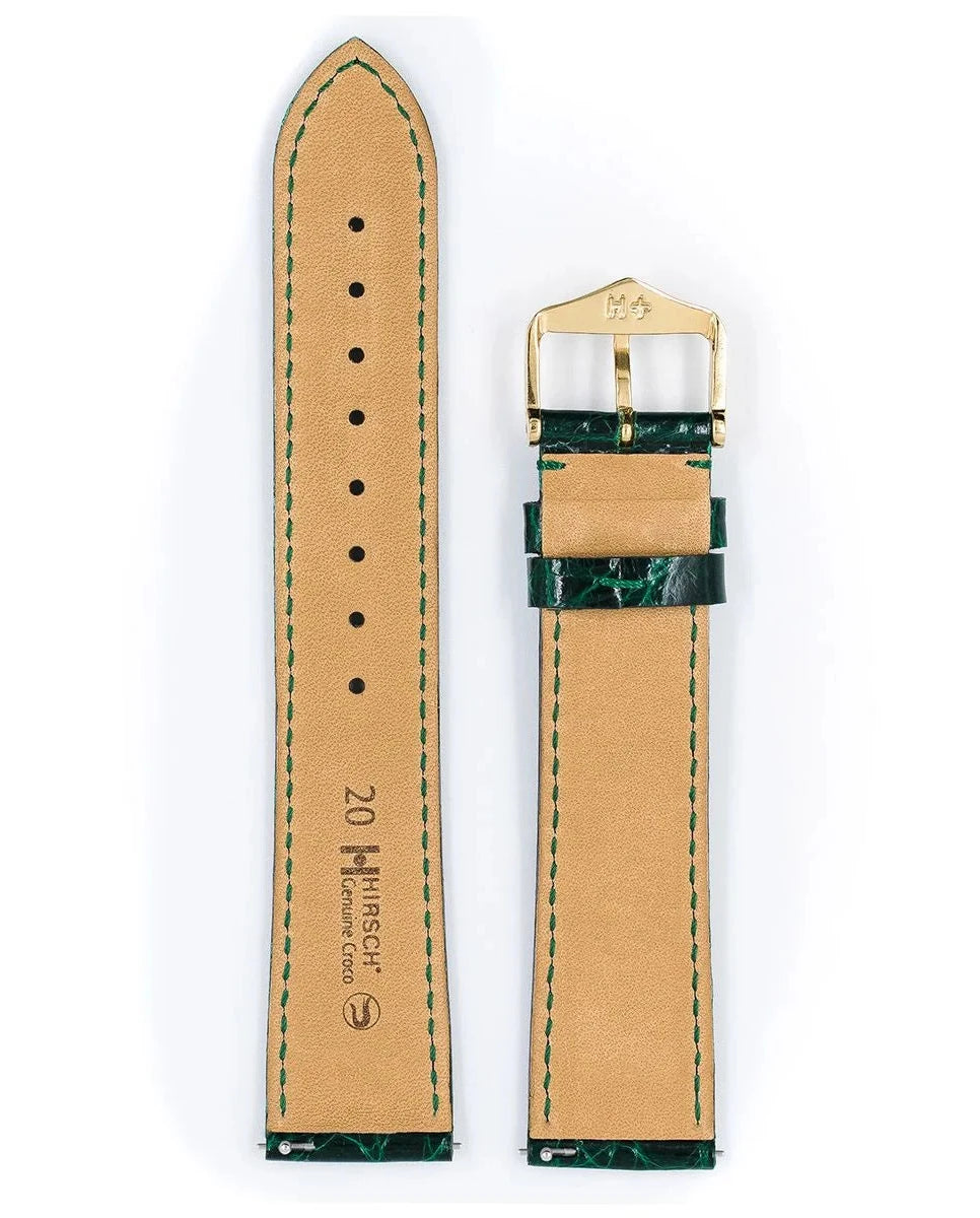 Hirsch Genuine Croco vihreä