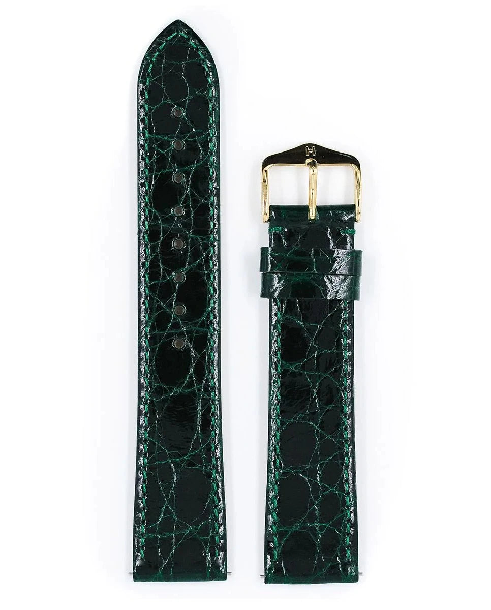 Hirsch Genuine Croco vihreä