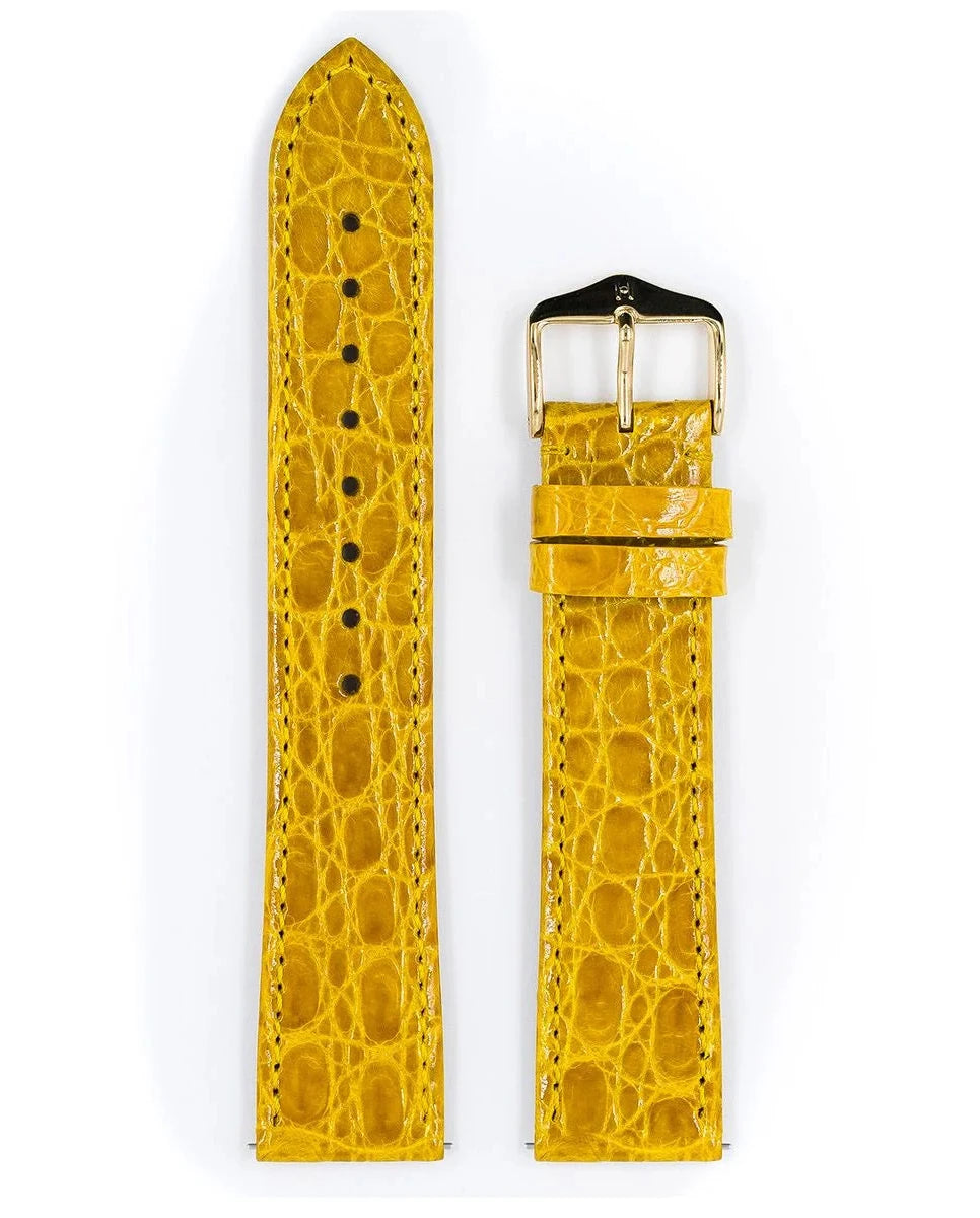 Hirsch Genuine Croco keltainen