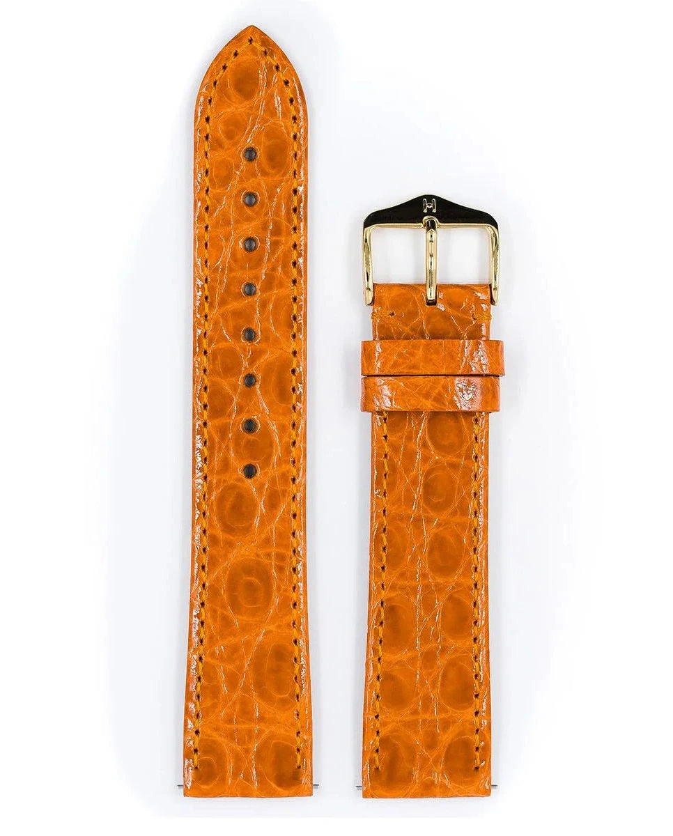 Hirsch Genuine Croco oranssi