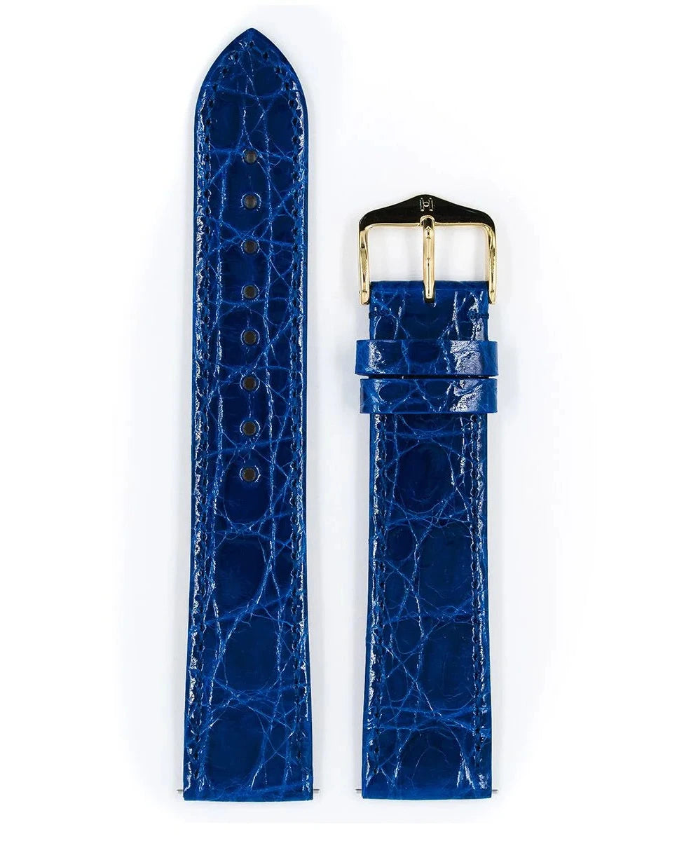 Hirsch Genuine Croco sininen