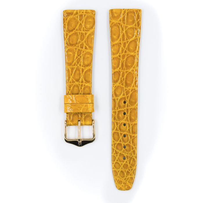 Hirsch Prestige Croco keltainen
