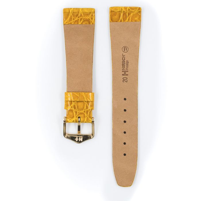 Hirsch Prestige Croco keltainen