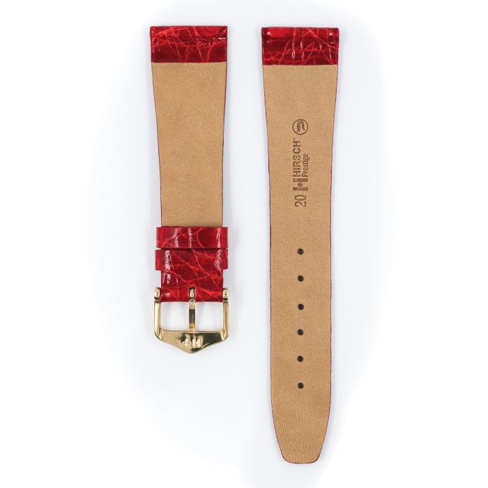 Hirsch Prestige Croco punainen