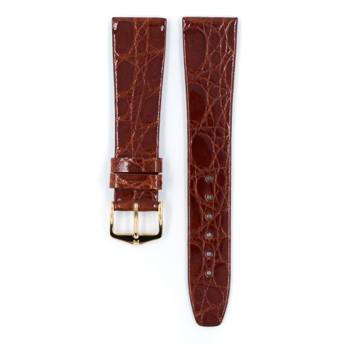 Hirsch Prestige Croco kullanruskea