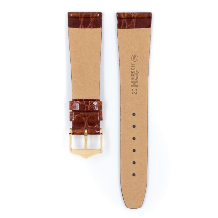 Hirsch Prestige Croco kullanruskea