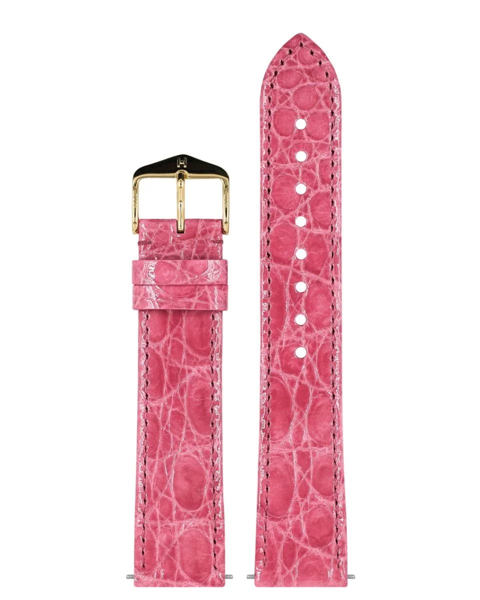 Hirsch Genuine Croco pinkki